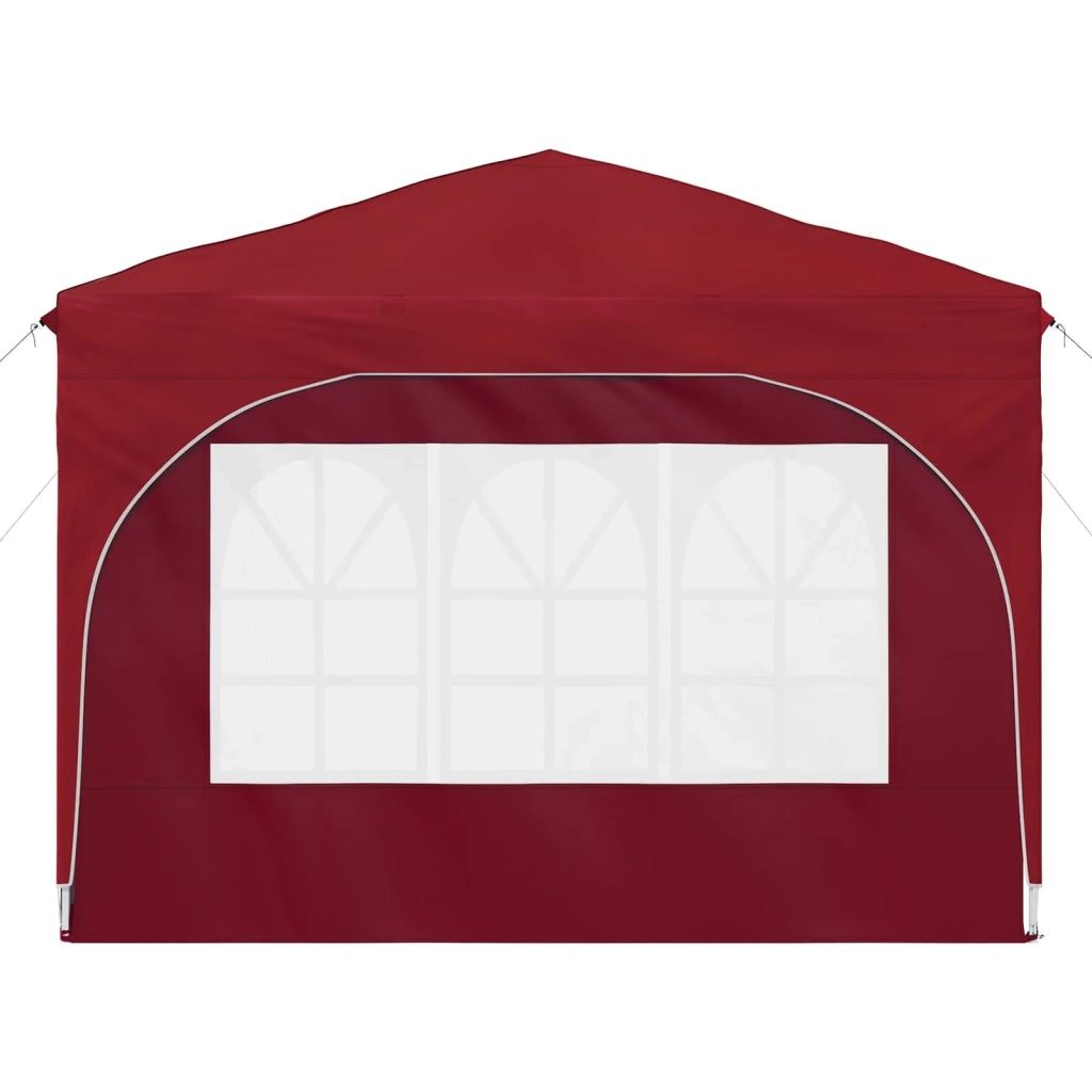 Tenda per feste a pop-up-Gazebo 290 x 290 x 245 cm Borgogna 922938