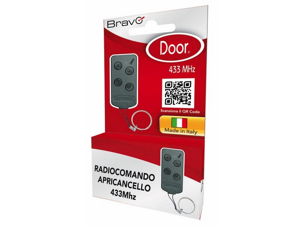 1pz radiocomando apricancello doorx codice fisso  frequenza 433 mhz cod:ferx.vit53517