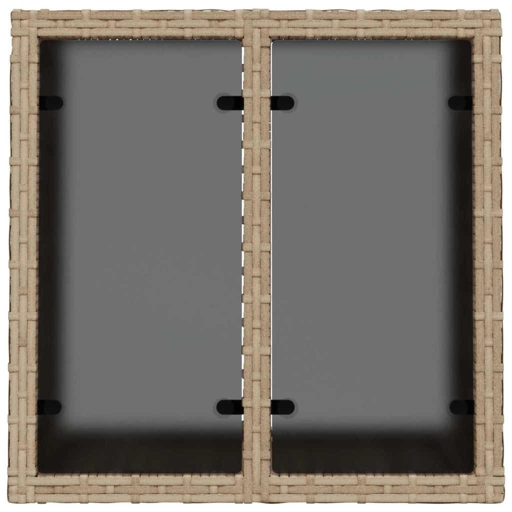 Set di divani 8 pz Beige e Bianco Crema 3448338