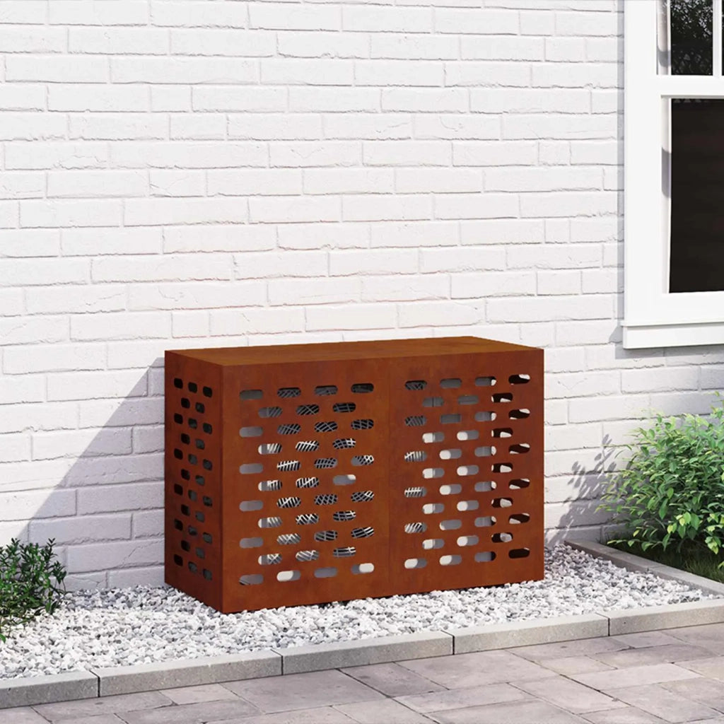 Copertura per condizionatore d'aria Ruggine 90 x 40 x 60 cm 865896