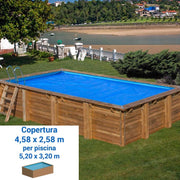 Copertura Isotermica A Bolle 5,65 X 2,68 M Per Piscine In Legno Gre 6,18 X 3,20 M Dimensione piscina: 5.20 X 3.20 m