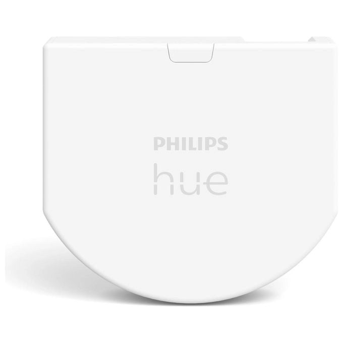Philips 8719514318045 Wall Switch Module Philips Hue Interruttore a Parete Wireless per Illuminazione Connessa con App e Vocale compatibile con Alexa e Google Assistant colore Bianco