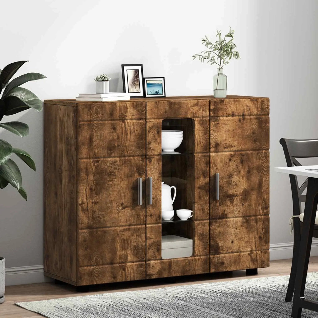 Armadio in Legno Rovere fumé 88,5 x 30,5 x 73 cm 880306