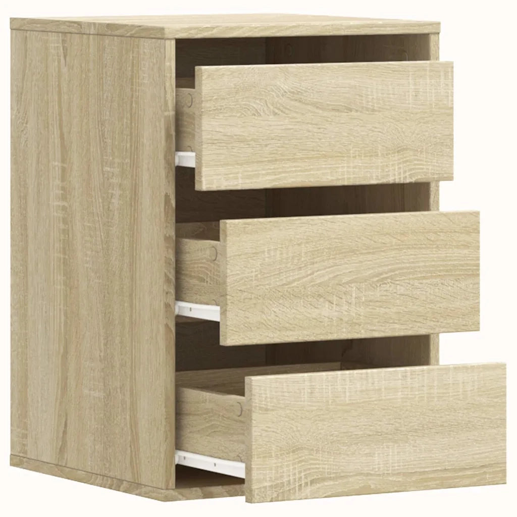 Cassettiera Angolare Rovere Sonoma 40x41x58cm Legno Multistrato CFW2909975