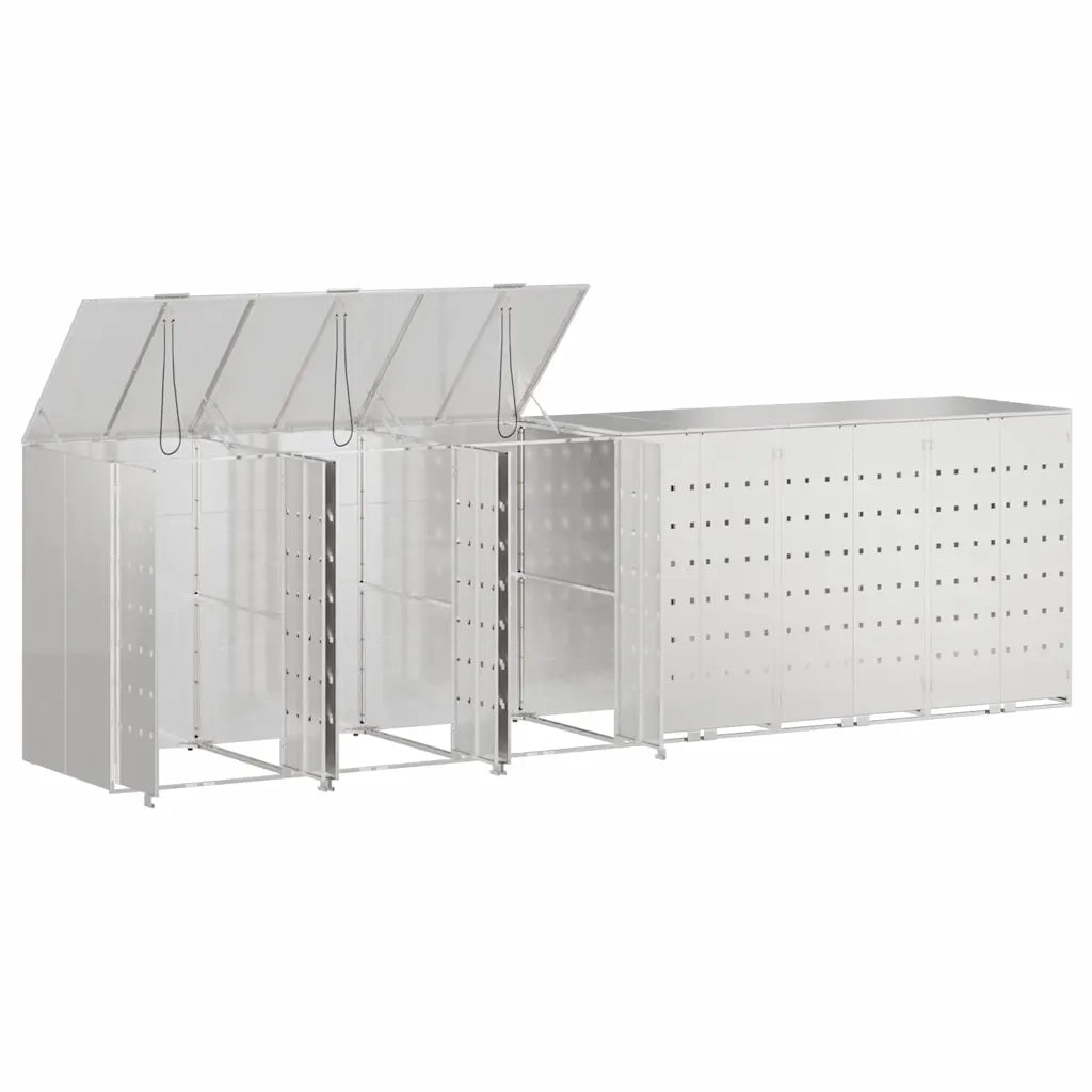 Contenitore per Rifiuti per 3 Bidoni 340 x 77.5 x 115.5 cm 3394792