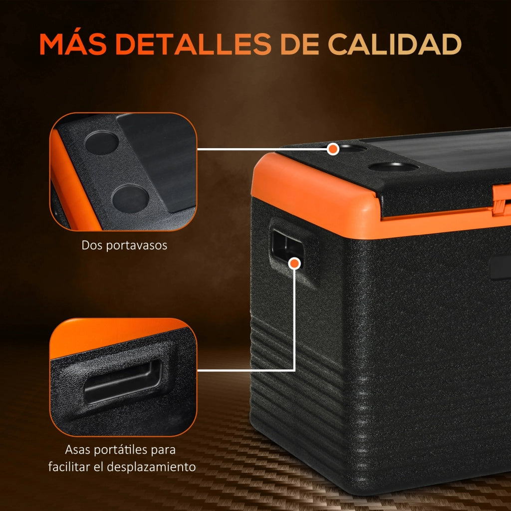Frigorifero Portatile Elettrico 40L ¨C Xylo ¨C 12V/24V -20¡æ Display LED 58,7x36,5x43,8cm Nero