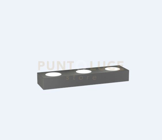 BEASIDE APPLIQUE 5 LUCI BIEMISSIONE GRIGIO ANTRACITE 1190-A5-GA
