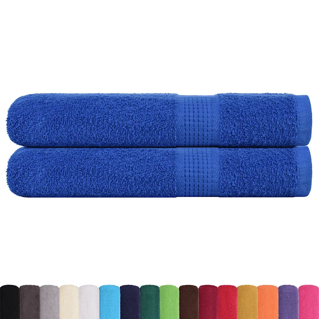 Asciugamani FROGN 2 pz Blu 100x200 cm 360 g/m² 136722
