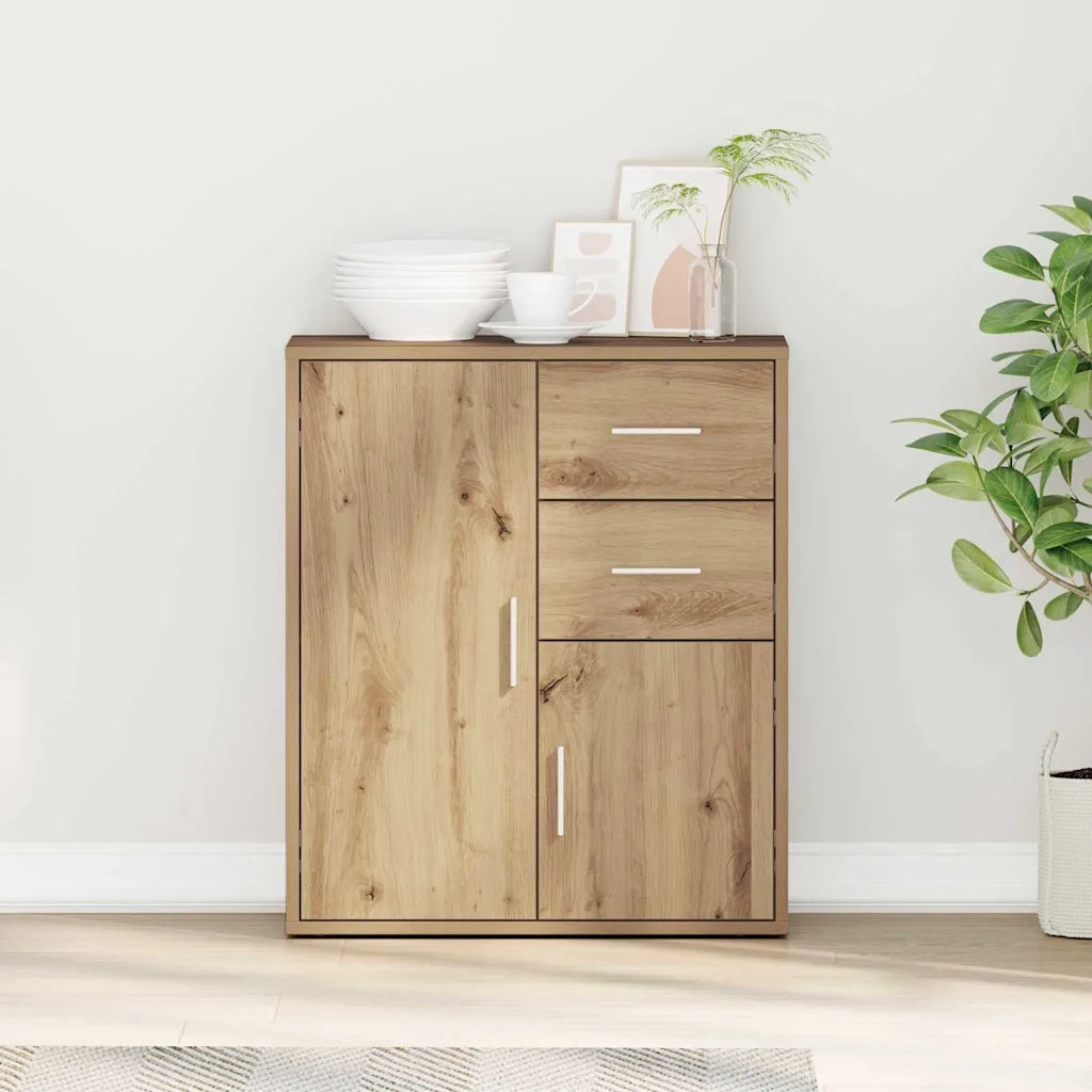 Credenza | Madia | Buffet da pranzo | Armadio da pranzo Rovere artigianale 60 x 31 x 70 cm Legno multistrato