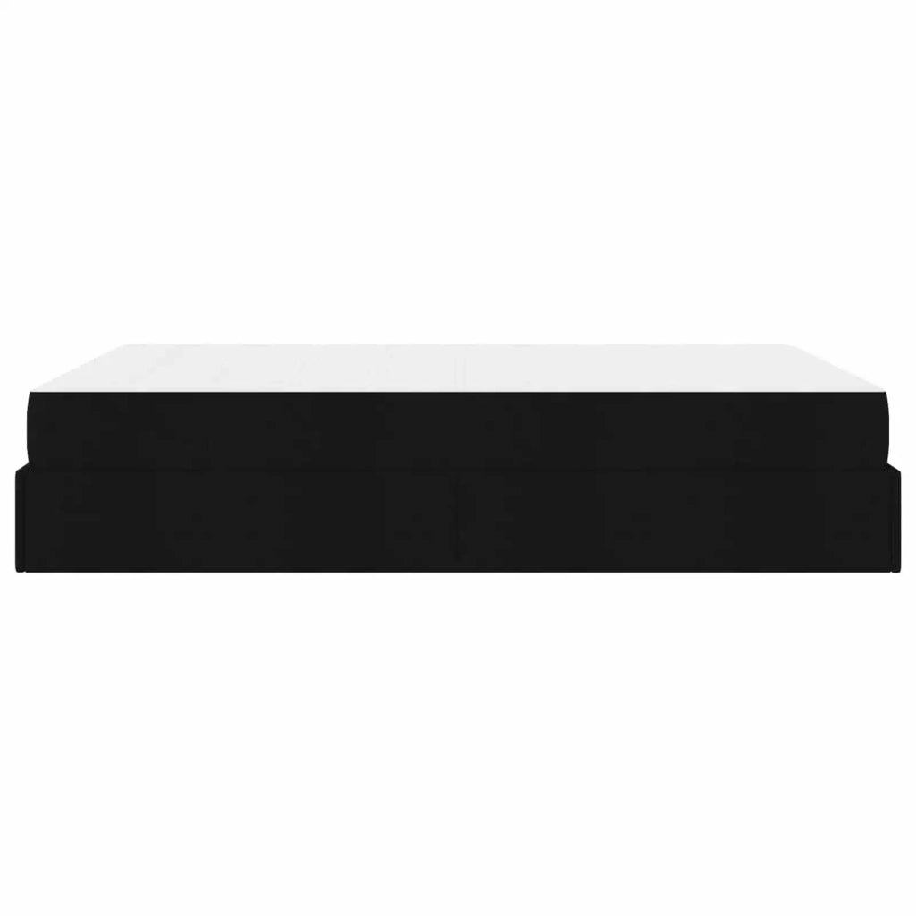 Struttura letto con materasso 2 pcs Nero Tessuto 3399503