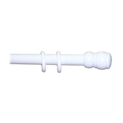BASTONE LEGNO A STRAPPO D 35 BIANCO 300CM S/SUPP.