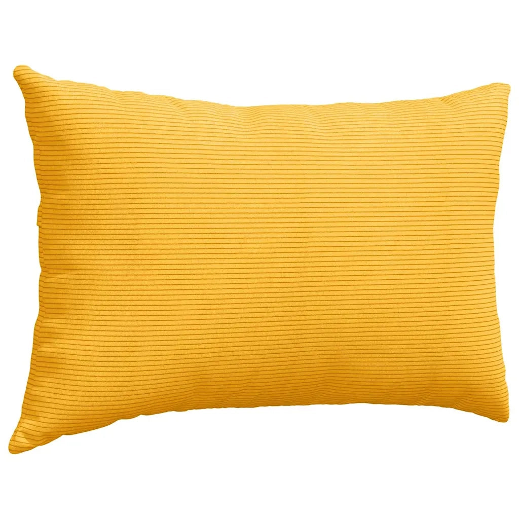 Cuscini da Divano 2 pz | Cuscini per sedie Giallo Chiaro 60 x 40 cm