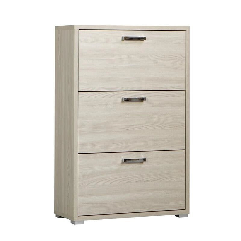 SCARPIERA 3 ANTE A RIBALTA IN COLORE LEGNO DI OLMO 75,3 X 33 X H115,7CM