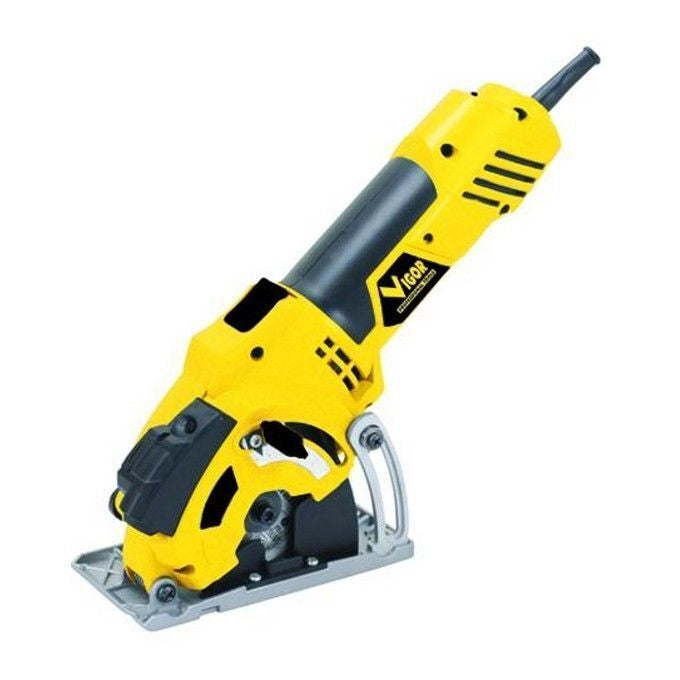 Vigor VMSC-25 Mini Sega Circolare ad Affondamento 500 W 7000 rpm Guida Laser Taglio fino a 25 mm 3 Dischi inclusi
