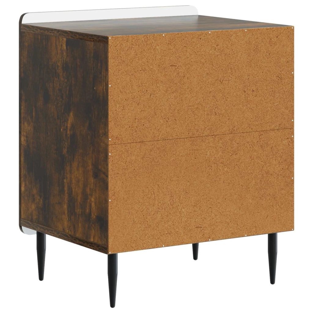 Armadio da Notte Rovere Fumo 43 x 34,5 x 52 cm 894345