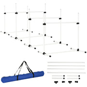 Set Agilit¨¤ per Cani 4 Pezzi ¨C zephmum ¨C Regolabile in Altezza, Con Borsa
