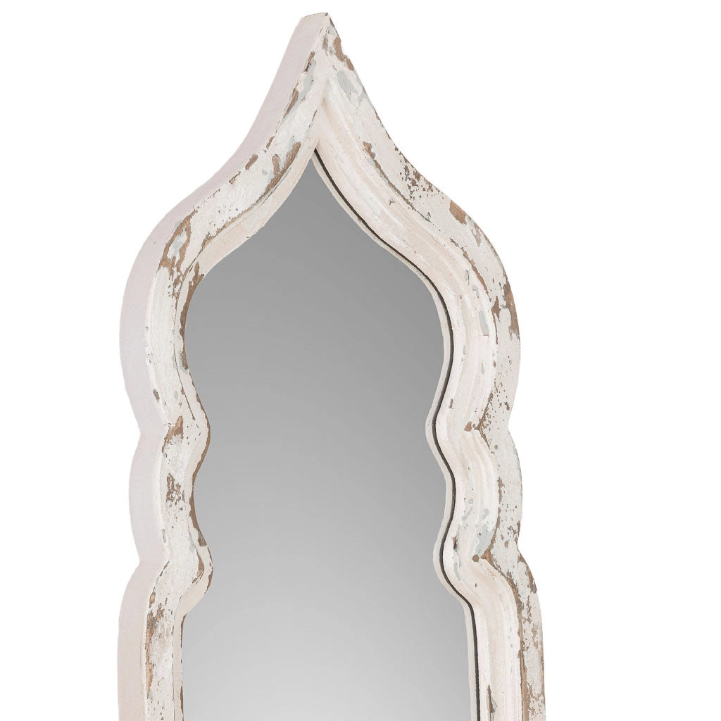 Specchio da parete in legno 48x3.5x186h cm