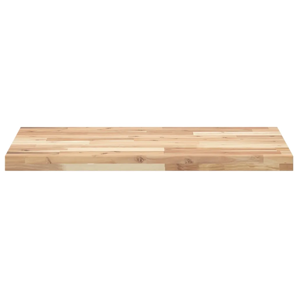 Piano da Bagno Non Trattato 80x50x4 cm Legno Massello di Acacia 3279678