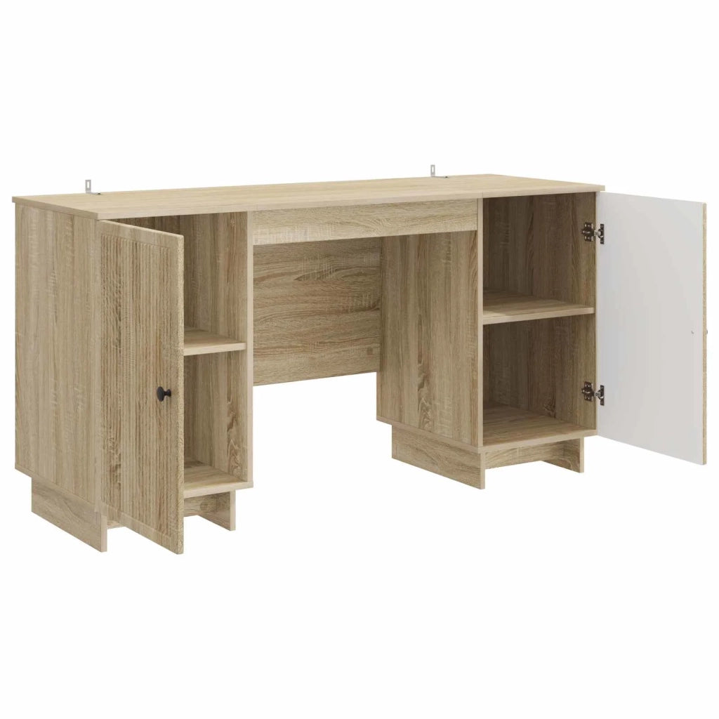 Scrivania | Tavolo da Ufficio Rovere Sonoma Legno ingegnerizzato 142,5 x 50 x 75 cm