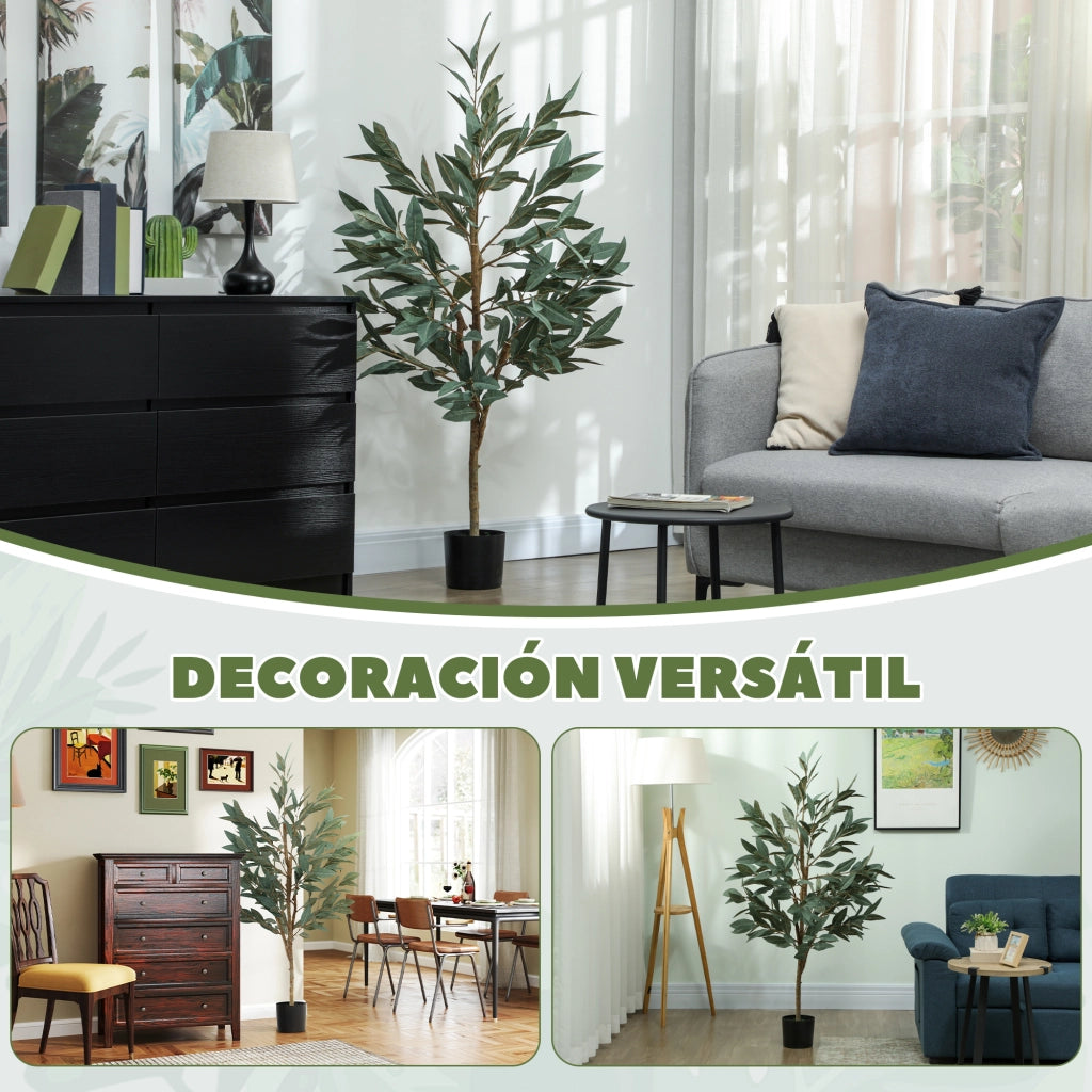 Albero Artificiale di Alloro 150 cm Verde ¨C zephmum ¨C 150 cm Verde