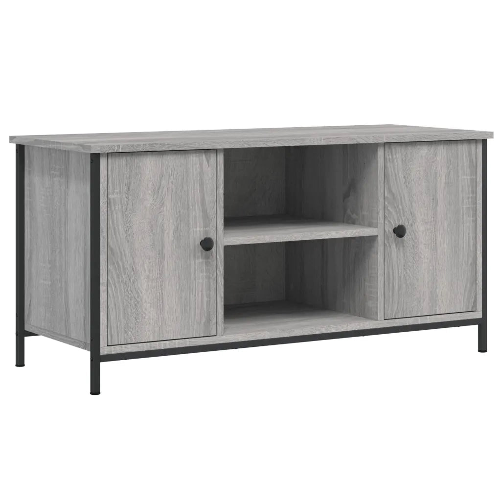 Mobile Porta TV Grigio Sonoma 100x40x50 cm in Legno Multistrato 832766