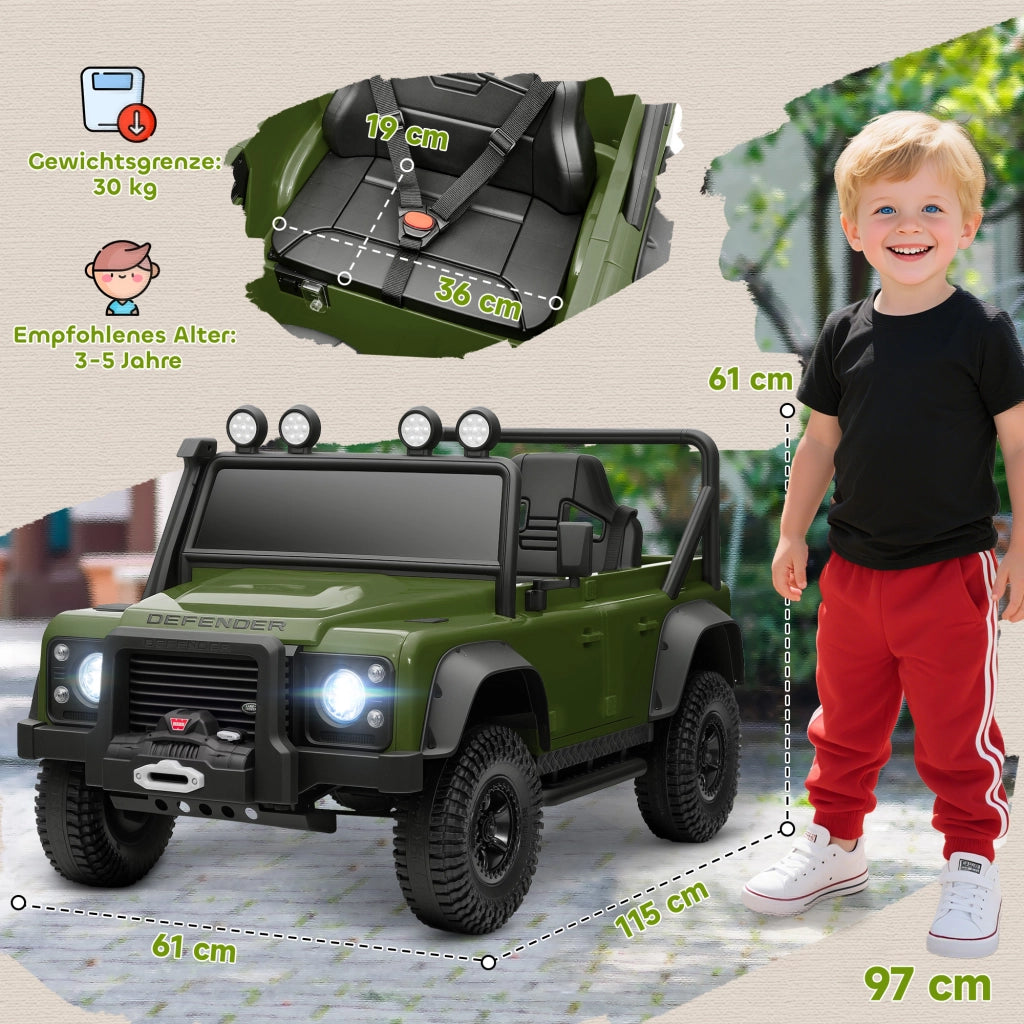 Auto Elettrica per Bambini ¨C Minimal ¨C Verde