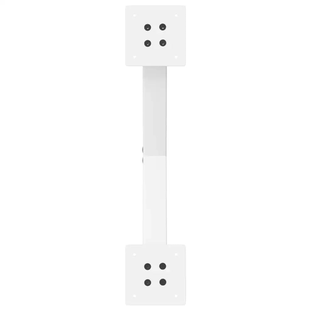 Gambe per Tavolino da Caff¨¨ a Forma di X 2 pz | Piede del tavolo Bianche 60x(30-31) cm Acciaio