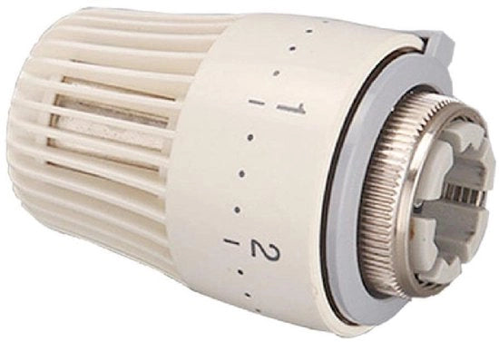 Vaso termostatico per radiatori - Regolatore a sfera - Flessibile M 30 x 1,5 - Messing/Stainless steel/Plastica - Regolazione della temperatura - Alta durata