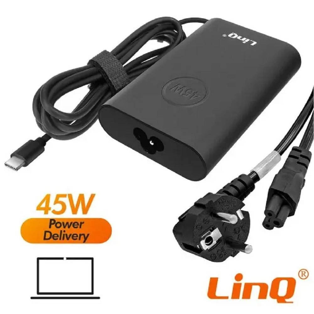 Trade Shop - Caricabatterie Alimentatore Da Rete Pd Type-c 45w Per Computer Portatili Pd4532 -