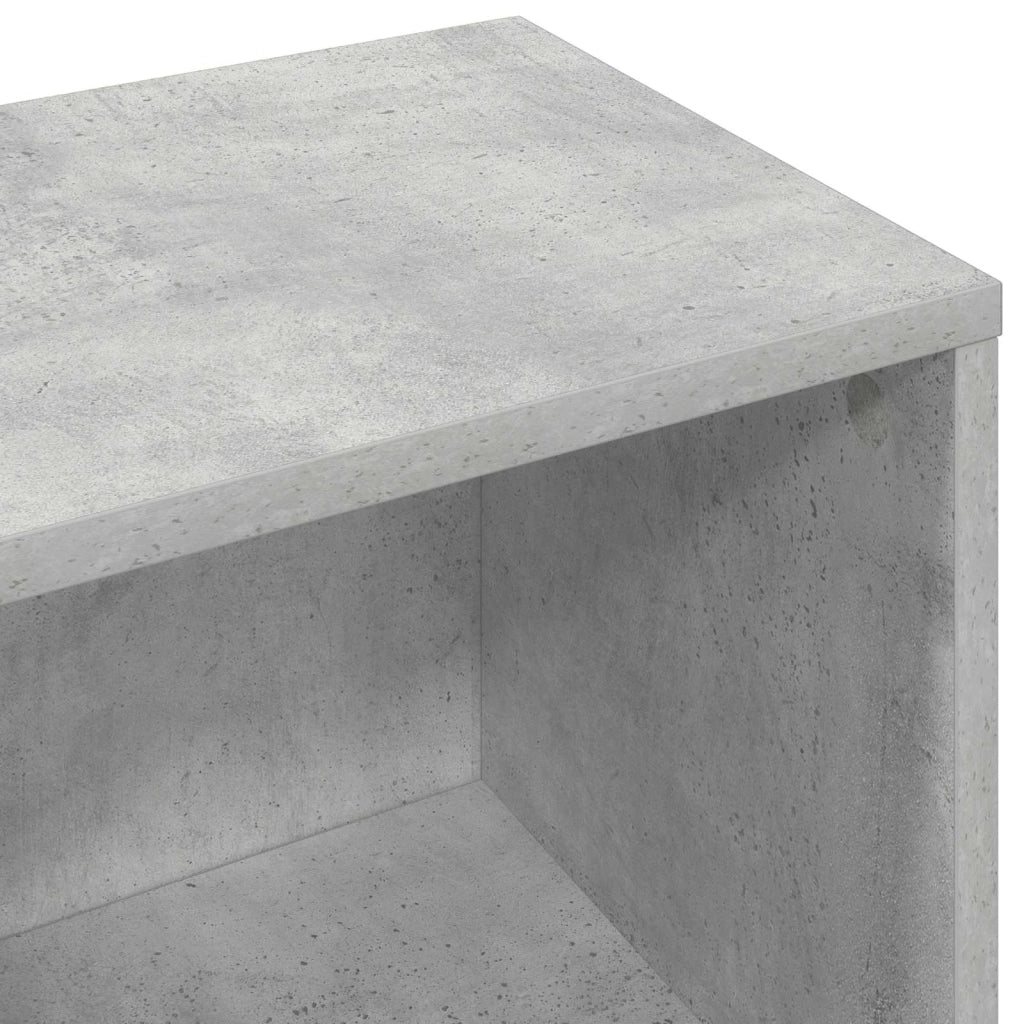 Credenza con cassetto Grigio cemento 88,5 x 27,5 x 63,5 cm 8000511