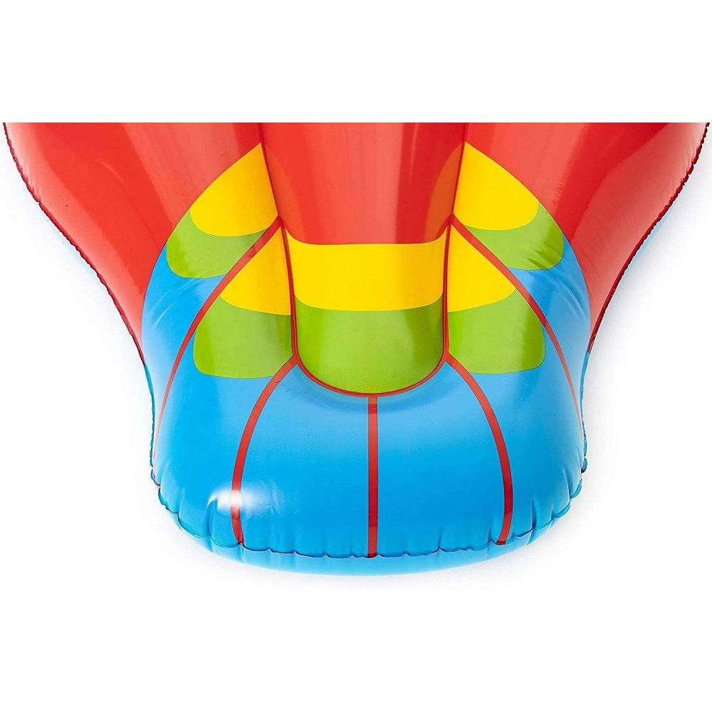 Trade Shop - Cavalcabile Gonfiabile Pappagallo 203x132 Cm Bambini Mare Animale Piscina 41127 -