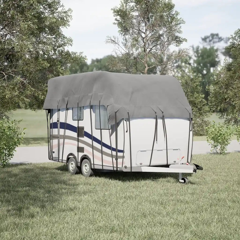 Telo per Roulotte Grigio 500x300 cm in Tessuto Non Tessuto 4015870