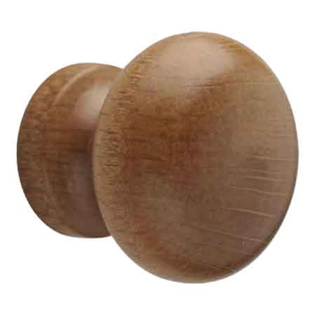 POMOLO LEGNO VERNICIATO 101 Ø 30 - Noce chiaro