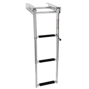SCALETTA INOX A SCOMP. GRADINO NERO