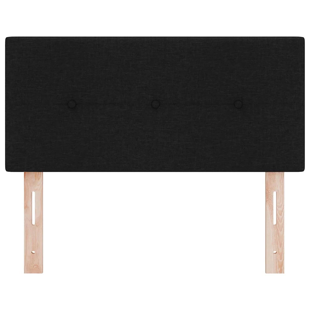 Testiera | Testata LED con strisce LED con Testiera | Testata Nero 90 cm Tessuto