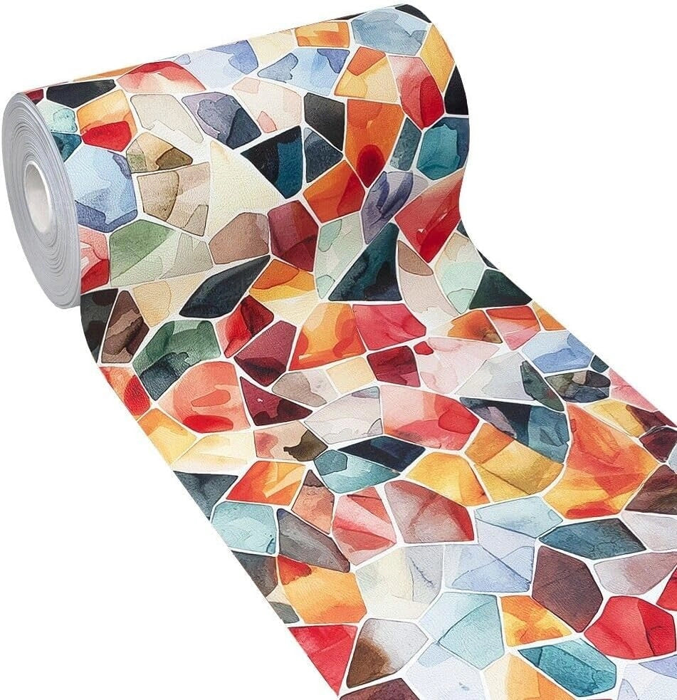 Tappeto Cucina Gomma Pvc 51x140 cm Antimacchia Passatoia Antiscivolo Antisfilo Lavabile Dis_B