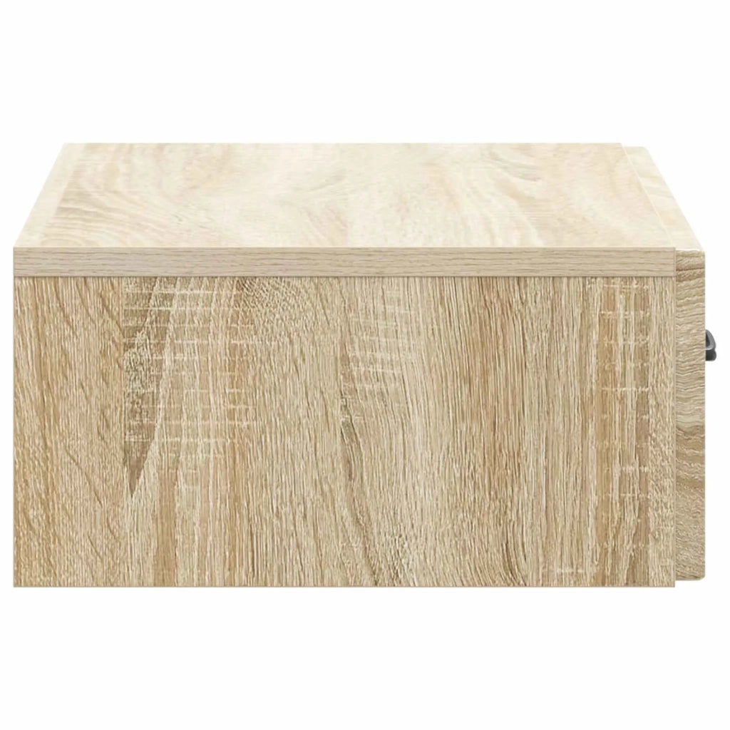 Tavolino da Parete Laterale | Tavolo laterale | Tavolino Rovere Sonoma 59 x 34,5 x 17 cm