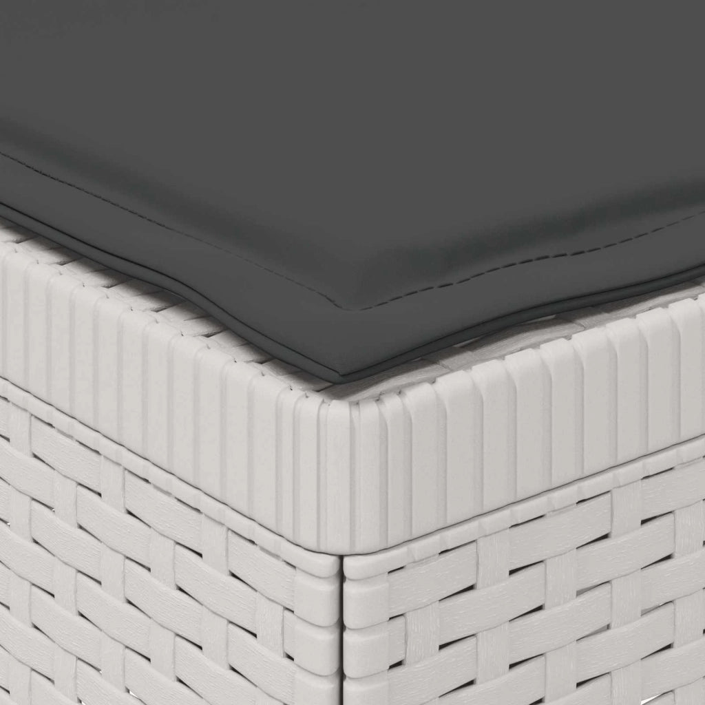 Divano da esterno-Divano da Giardino a 1 Posto con Cuscino Aspetto Rattan PP 390580