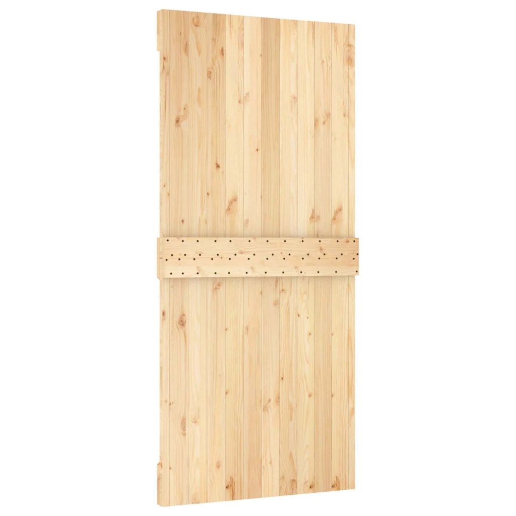 Porta NARVIK Naturale 95 x 210 cm Legno di pino solido 42047098