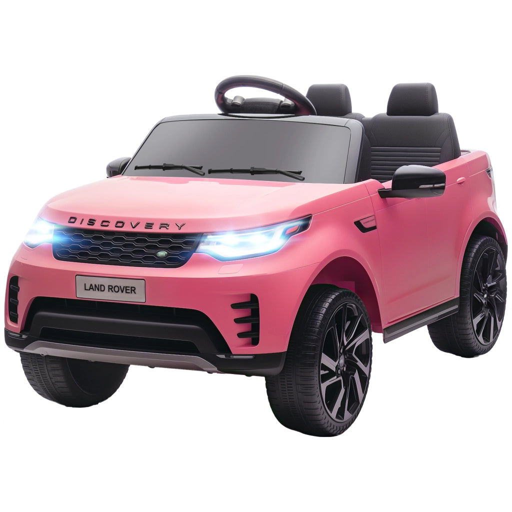 Auto elettrica per bambini Land Rover Discovery 12V - Xylo - rosa, telecomando 2.4G, 105x68.5x58cm