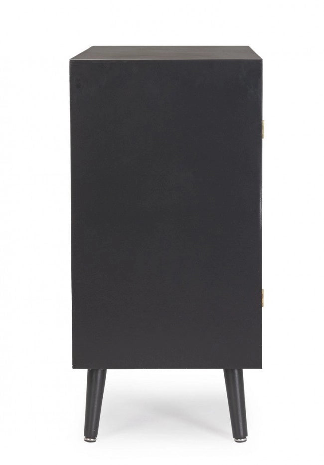 Credenza Legno Nero Boho da Interno - JOSIE