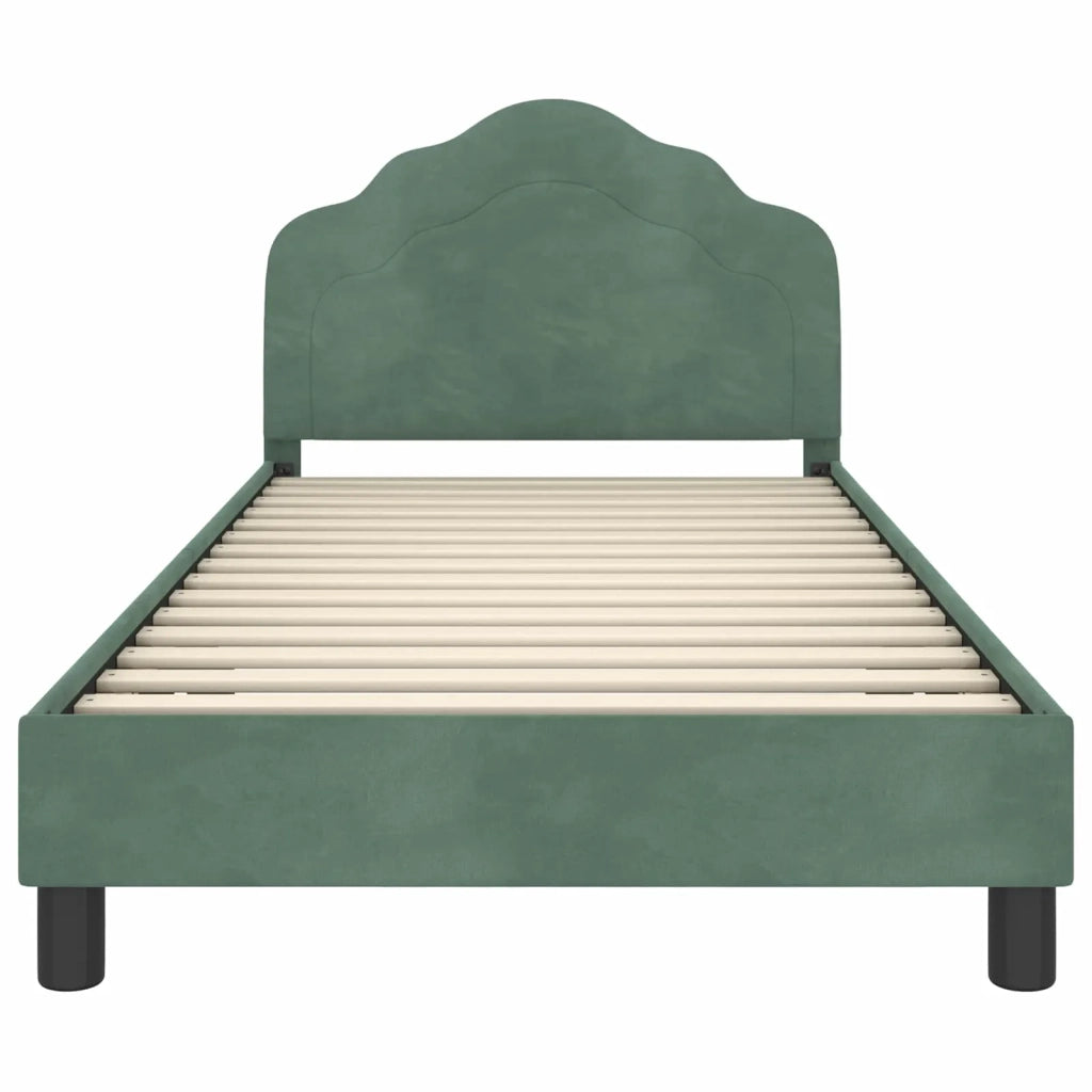 Struttura letto bambini con testata-Giroletto per bambini Verde Mare 90 x 190 cm 633018
