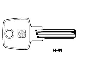 CHIAVI PUNZONATE PER CILINDRI CISA 4+6 SPINE CS48- - CS48 - 5 pezzi SILCA