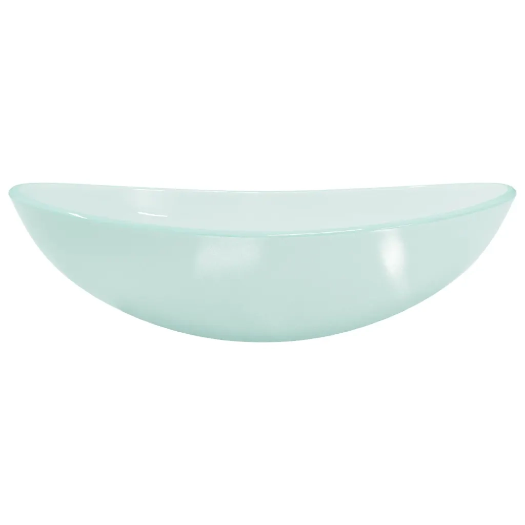 Lavandino in Vetro Temperato 54,5x35x15,5 cm Smerigliato 345244