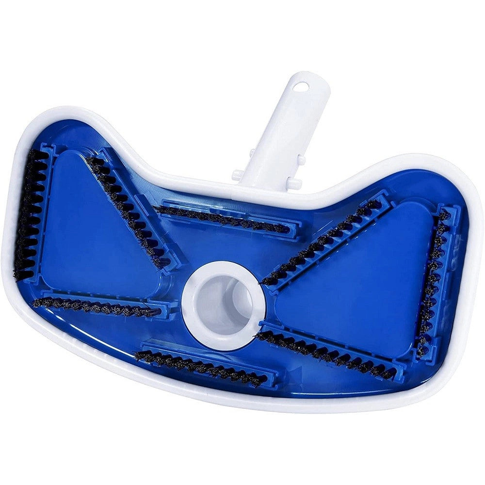Trade Shop - Testa Aspiratore Spazzole Per Pulizia Fondo Piscine Per Aste Telescopiche Da ø30mm 58282 -