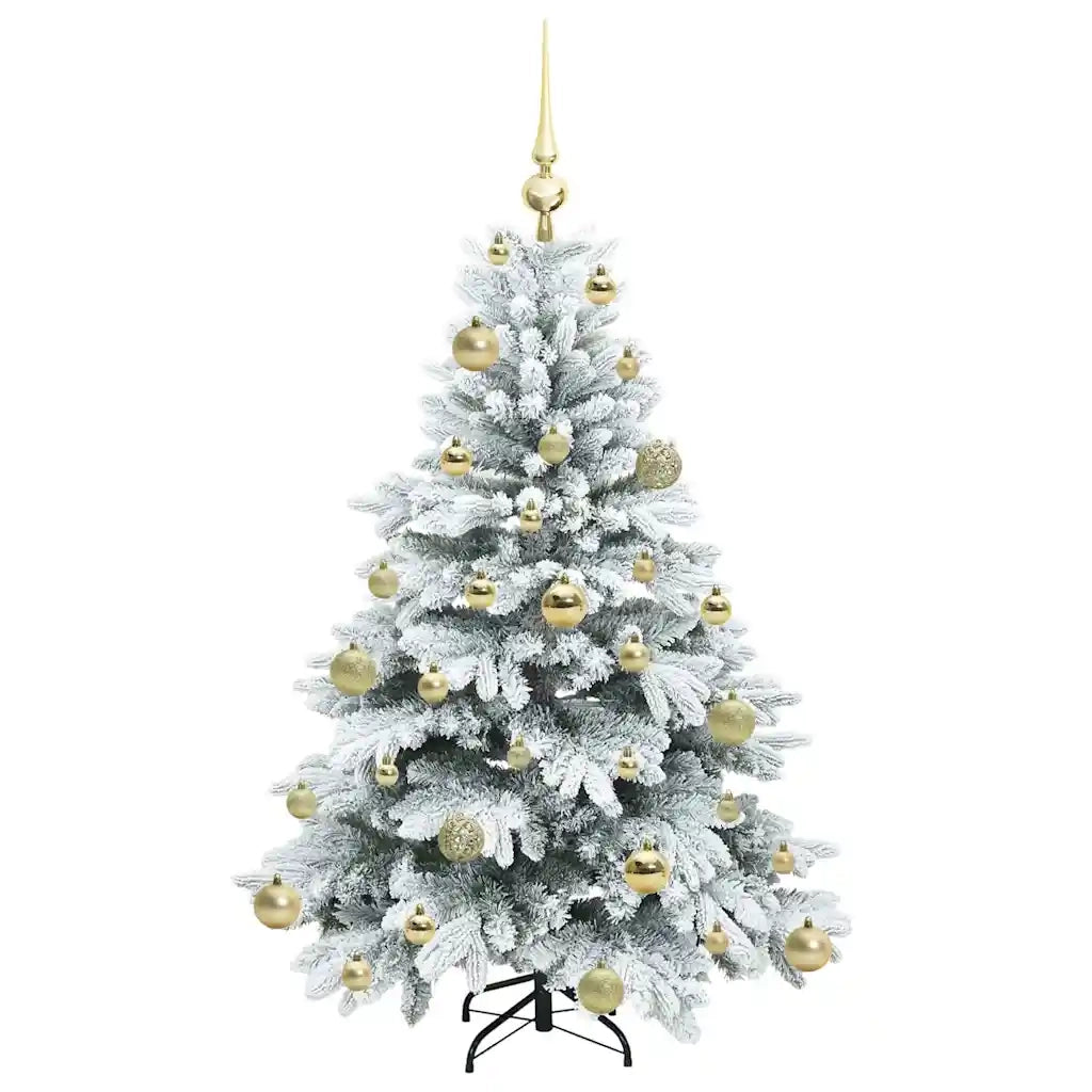 Albero di Natale artificiale con 150 LED Bianco 120 cm PE e PVC 3397592