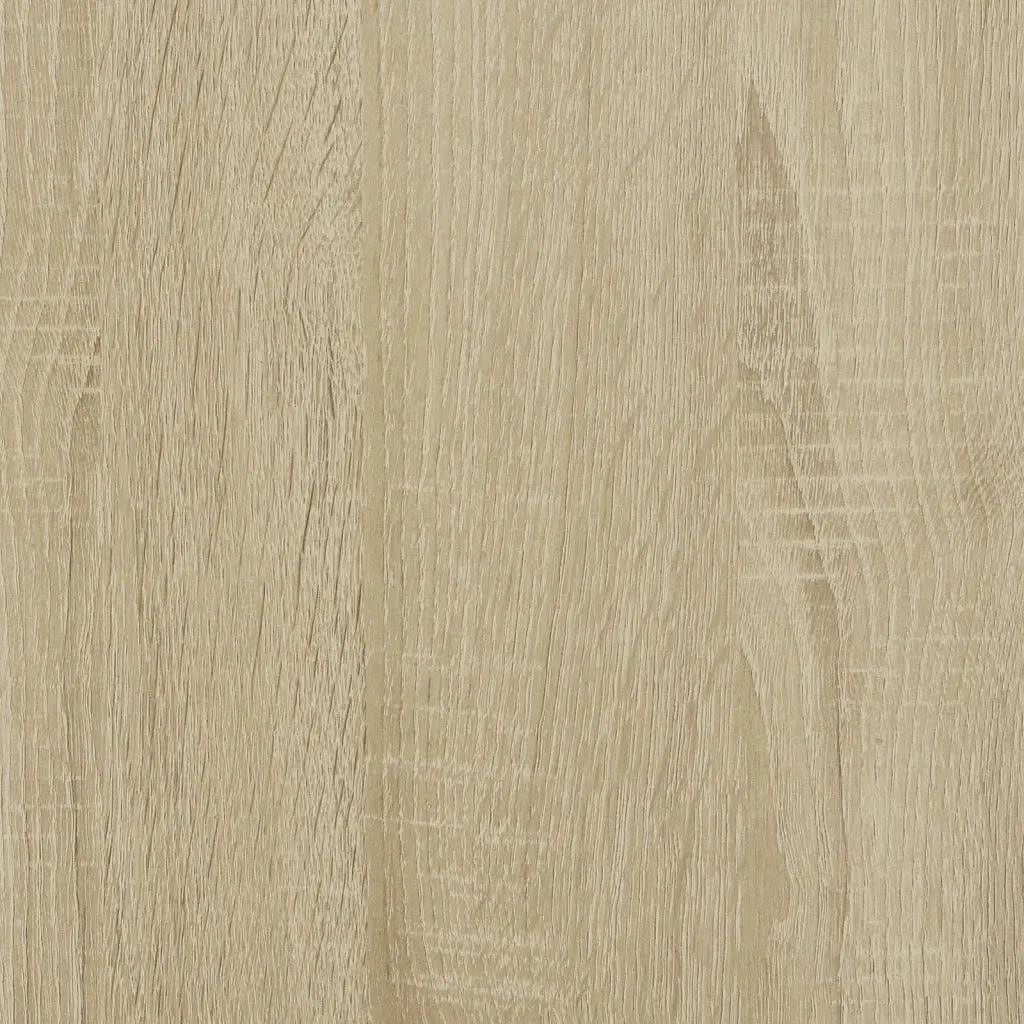 Letto singolo | Letto per adulti | Giroletto senza Materasso Rovere Sonoma 100x200cm in Truciolato
