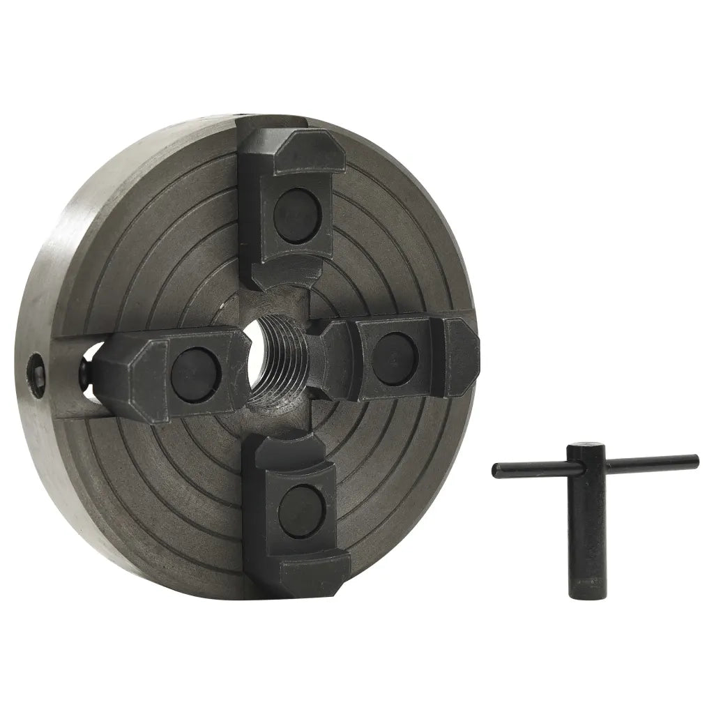Mandrino per Legno a 4 Griffe M33 in Acciaio Nero 150x63 mm CFW1094407