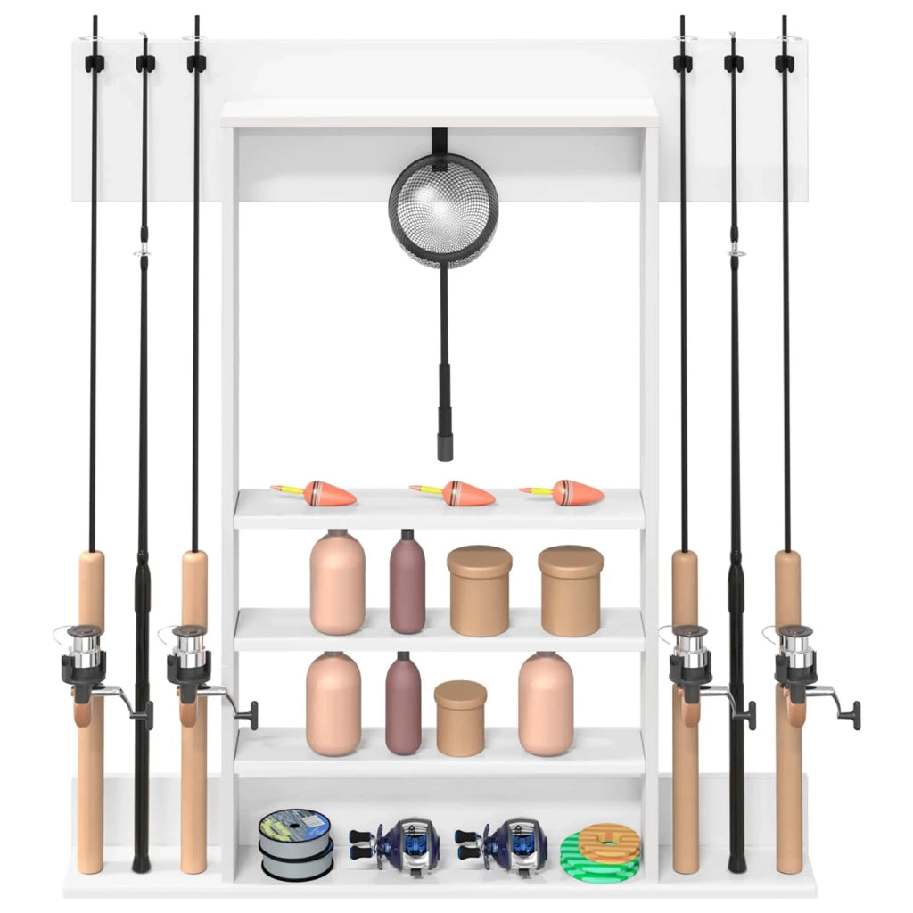 Supporto per canna da pesca da parete Legno ingegnerizzato 3429720