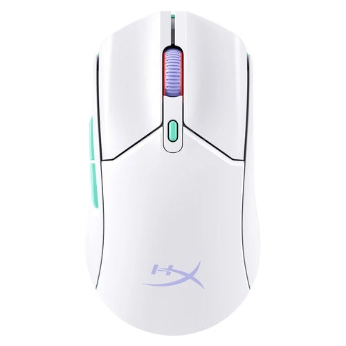 Hp hyperx pulsefire haste 2 core wls – mouse da gaming (bianco/verde/viola) - 8R2E7AA
